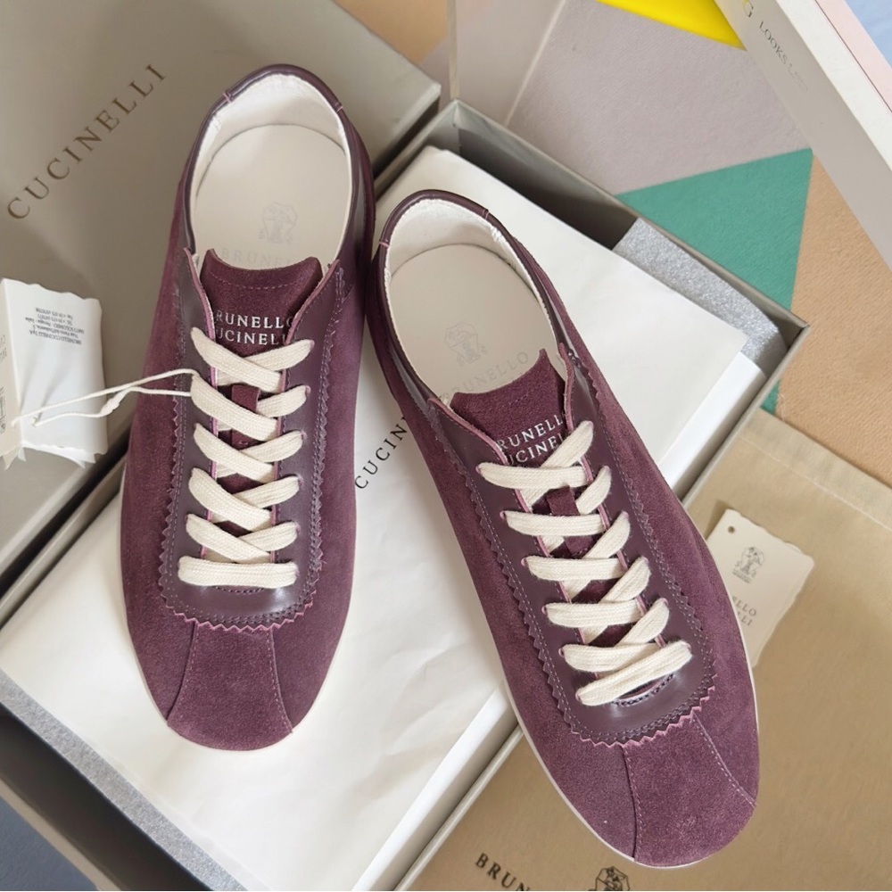 Brunello Cucinelli Plum Sneakers for Women